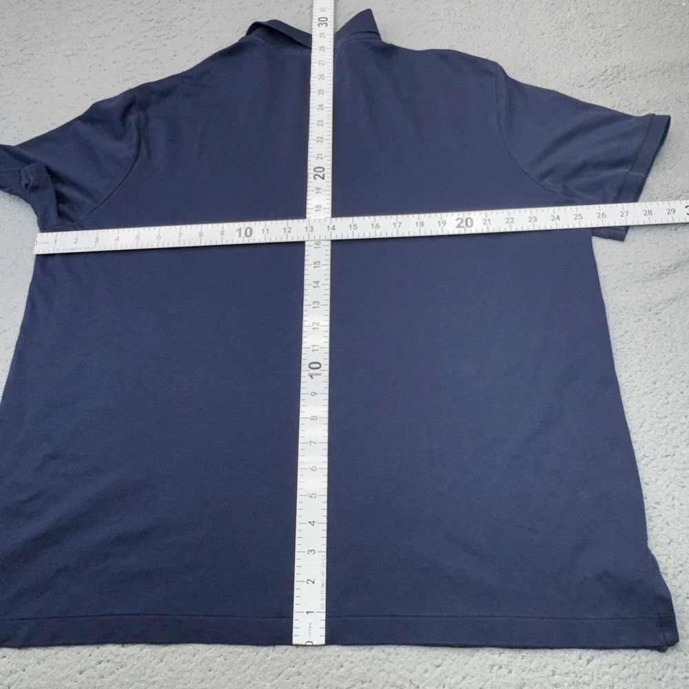 Ralph Lauren Polo Mens XL Navy Blue Classic Fit Short Sleeve Pony Logo Shirt